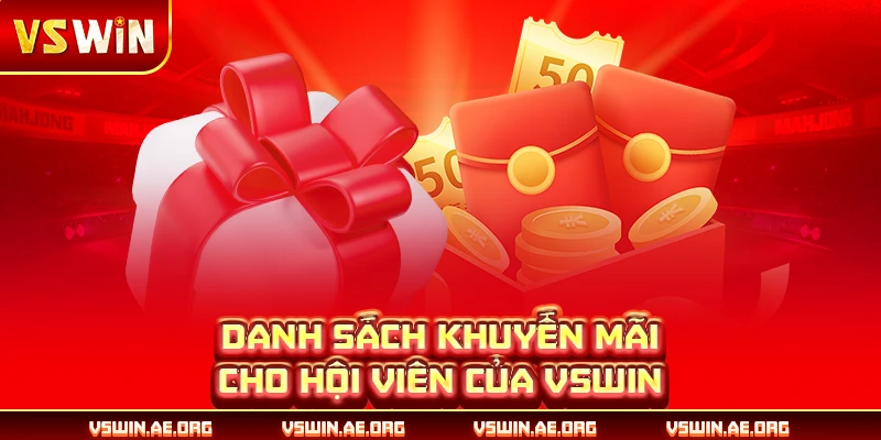 Danh sách khuyến mãi cho hội viên của VSWIN